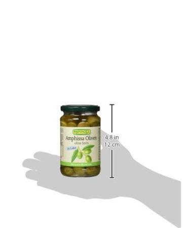 Buy Rapunzel Organic Amphissa Green Olives in Brine (315g) - Pitted Ideal for Cooking & Snacking - International Shipping Available - Buy Online on GoSupps.com