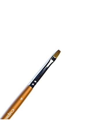 Cupio gel brushes Kolinsky No. 4 (straight)