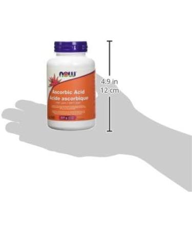 Now Ascorbic Acid (100% Pure Vit.C) Pwd 227g - Buy Online on GoSupps.com