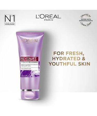 Revitalift Gel Cleanser with Hyaluronic Acid Gentle Cleansing & Hydration | 50ml International Shipping - Buy Online on GoSupps.com