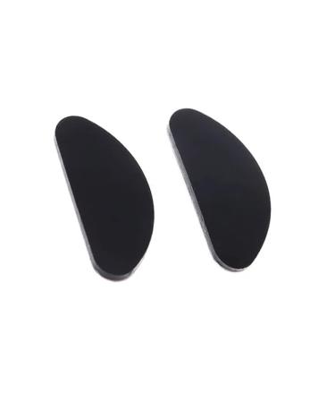 TopHomer 20 Pairs Adhesive Eyeglasses Nose Pads 2 Sizes Eyeglasses Nose Pads Replacements Nose Pad for Glasses Bridge DShape NonSlip Nose Pads for Glasses Sunglasses ClearBlack