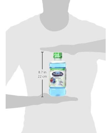 Pedialyte AdvancedCare Liquid Electrolyte Solution Blue Raspberry 1-L Bottle Electrolyte Replacement Oral Rehydration Solution - Buy Online on GoSupps.com