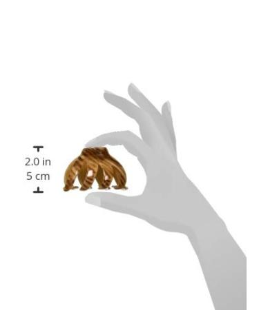 SCNCI Striped Brown & Deep Bronze Claw Hair Clips - 2 Pack (Packaging Varies) - Buy Online on GoSupps.com