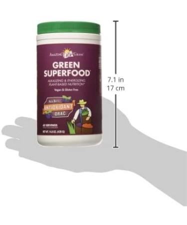 Amazing Grass Antioxidant Super Greens Powder with Spirulina, Beet Root & Probiotics - Sweet Berry Flavor, 60 Servings - Buy Online on GoSupps.com