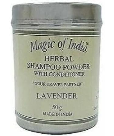 RSGM Magic Of India Herbal Lavender Shampoo Powder With Conditioner - 50g - Buy Online on GoSupps.com