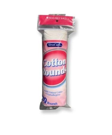 XTRACARE Cotton Rounds (80 Rounds)