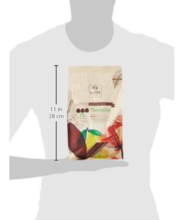 CACAO BARRY 75% Min Cocoa Chocolate Tanzania Pistoles 1 kg - Buy Online on GoSupps.com