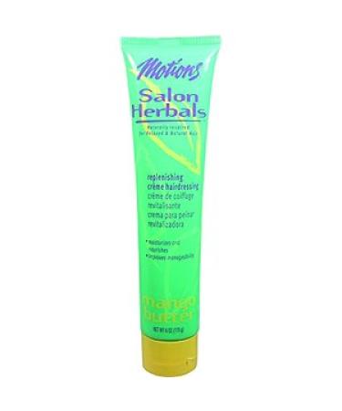 MOTIONS Salon Herbals Mango Butter Replenishing Cr me Hairdressing 6oz/170g