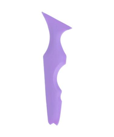 Ciieeo Eyeliner Stencil Silicone Eyelash Shield Eyebrow Shaping Guide Jaw Line Applicator Aid Lip Line Lazy Quick Makeup Tool Violet