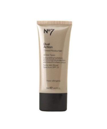 Boots No7 Dual Action Tinted Moisturiser SPF 15 Medium - 1.69 fl oz (50 ml) - Buy Online on GoSupps.com