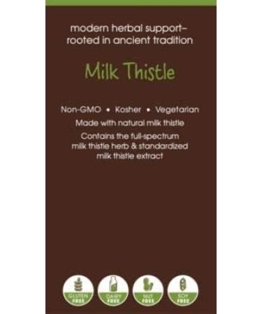 Organic Milk Thistle Extract Capsules Supports Liver Health 90 Vegetarian Capsules - Buy Online on GoSupps.com