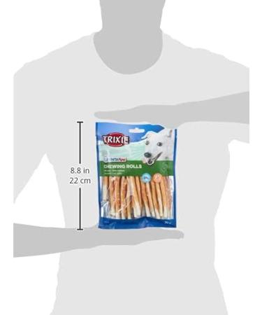 Buy TRIXIE Gluten-Free Chicken Chewing Rolls - Denta Fun 12 cm 30 pcs (Pack of 2) | International Shipping Available - Buy Online on GoSupps.com