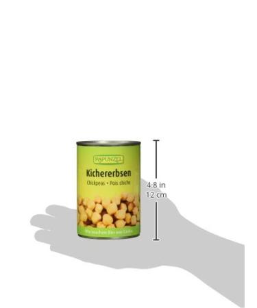 Organic Rapunzel Chickpeas in a Can - Pack of 3 (3 x 400g) - International Shipping Available - Buy Online on GoSupps.com