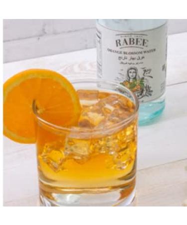 Rabee Orange Blossom Water 15 oz. - Food Grade for Cooking, Baking, or Drinking - UAE Product - Buy Online on GoSupps.com