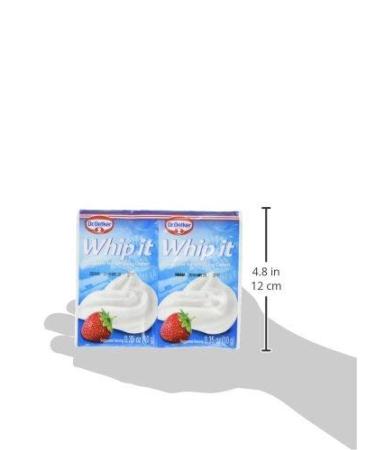 Dr. Oetker Whip It Stabilizer for Whipping Cream - 4 Pack, 0.35oz Packets - Buy Online on GoSupps.com