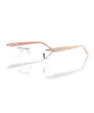 switch it set Combi 2447 interchangeable temples in the color pink-cream-silver-scaled inside pink - Buy Online on GoSupps.com