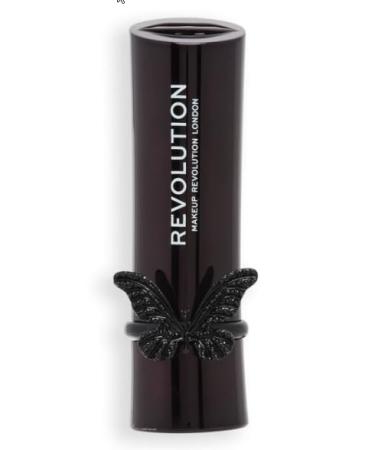 Buy Revolution Enchanted Kiss Black Lipstick | Adjustable Butterfly Ring | Lustre Finish | International Shipping - Buy Online on GoSupps.com