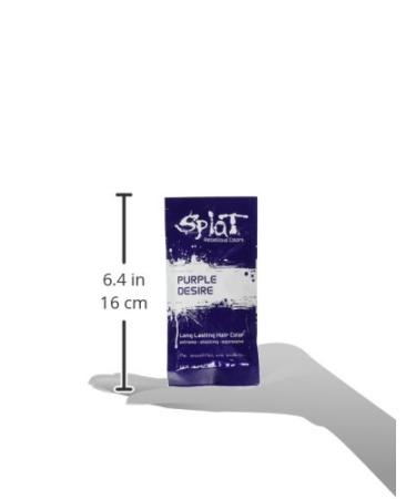 SPLAT Purple Desire Hair Color 1.5 Oz - Vibrant Semi-Permanent Color for Bold Looks | International Shipping Available - Buy Online on GoSupps.com