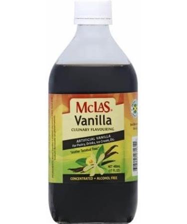 Mclas Vanilla Culinary Flavouring (480Ml )| Artificial vanilla | Another tastebud treat | Alcohol free | Concentrated | premium product - Buy Online on GoSupps.com