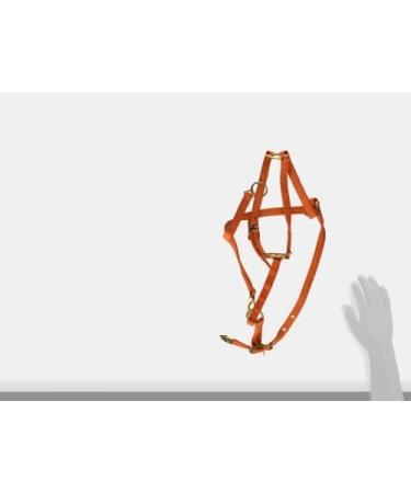 Hamilton 3/4-Inch Nylon Arabian Horse Waller | Adjustable Chin & Throat Snap | Average 800-1100 lbs | Mango Color - International Shipping Available - Buy Online on GoSupps.com