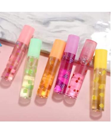 Prreal 6 PCS Fruity Lip Gloss - Moisturizing Transparent Lip Oil for Plumper Lips | Ideal Lip Care Solution - Buy Online on GoSupps.com