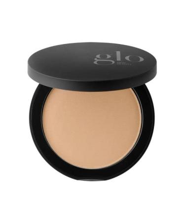 Glo Skin Beauty Pressed Base Powder Foundation Makeup - Flawless Coverage for a Radiant Natural, Second-Skin Finish (Honey Medium)