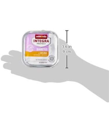 Animonda Integra Protect Diabetes Cat Food - Wet Diet for Diabetes Mellitus Poultry 16 x 100g Pack - Buy Online on GoSupps.com