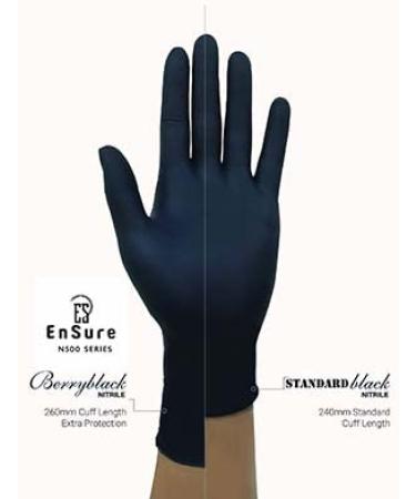 Low Derma Gray Black Nitrile Exam Gloves - Powder Free, Latex Free, Non Sterile - 5 Mil - Large (Pack of 1000) - Buy Online on GoSupps.com