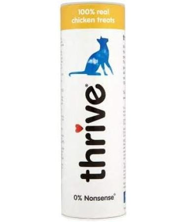 thrive 100% Real Cat Treats - Pack of 3 (Tuna and Chicken and White Fish) and free toy ball - Buy Online on GoSupps.com