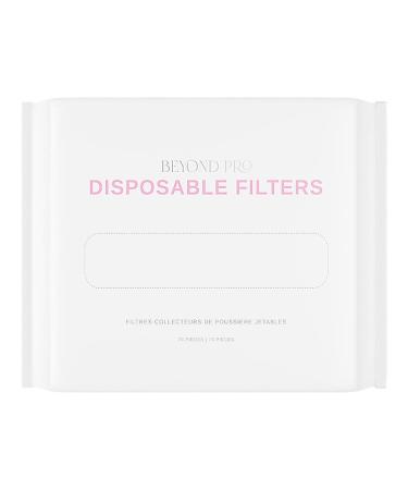 Kiara Sky Disposable Filters for Maximum Particle Entrapment for use with the Beyond Pro Dust Collector - 70 pieces CLEAR