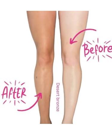 Desert Bronze Golden Self Tanner Bundle Set 1 Desert Bronze Self Tanning Mousse + 2 Mitts + Back Applicator! Odor Free Instant Color - Buy Online on GoSupps.com