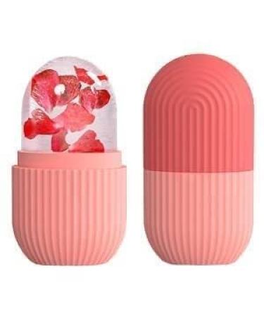 Ice Cube Roller For Face I Skin Care Ice Roller | Face Neck Eyes Roller | Natural Glow | Reusable Facial Treatment to Tighten & Tone Skin & De-Puff The Eye Area (MultiColour 1 pis)