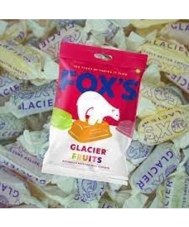 Fox's Glacier Fruits (2 x 150g) Sweets Bundle with TinTastic Refillable On-The-Go Silver Tin - Mixed-Fruit Boiled Sweets Flavors - Buy Online on GoSupps.com