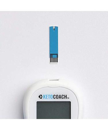 KetoCoach Blood Ketone Meter Starter Kit - Accurate Ketosis Testing for Keto Diet | Measure Blood Ketones Easily - Buy Online on GoSupps.com