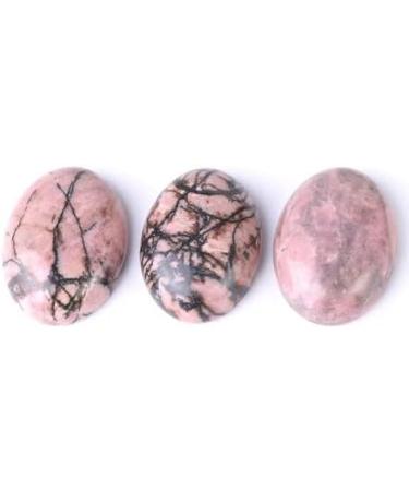 Rhodonite Stone of Well-Being - Flat 4x3 cm | Healing Crystals for International Shipping - Buy Online on GoSupps.com