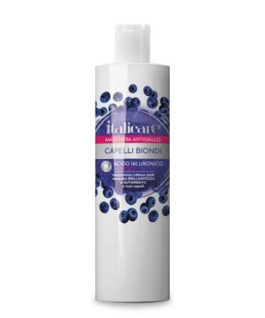 Hyaluronic acid blueberry hair mask (300ml) anti-yellowstitch for white gray bleached bleached scanted and damaged hair