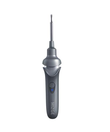 Smart Visual Ear Cleaner: USB Rechargeable HD Endoscope with App Viewing 360 Panoramic Clean AI Tracking 6 LED Lights and Gentle Temperature Control" (black)