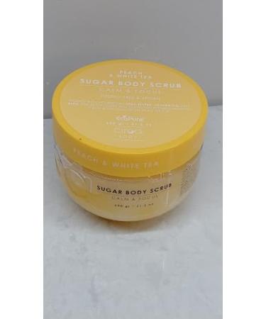 CIROA PEACH & WHITE TEA SUGAR BODY SCRUB 21.2 OZ CALM & FOCUS CRUELTY & VEGAN FREE (600GR)