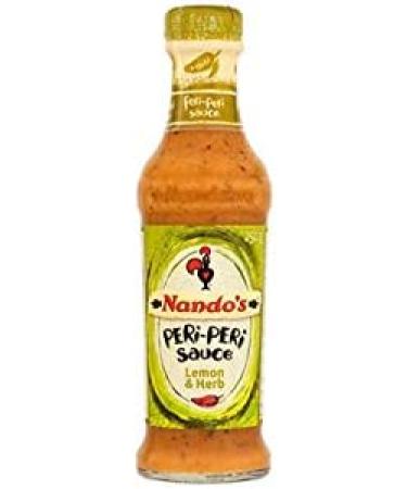 Nando's Peri-Peri Sauce Selection Medium Lemon & Herb Hot 125g each - Buy Online on GoSupps.com