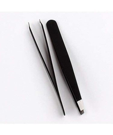 Stainless Steel Tweezers Precision Tweezers Eyebrow Scissors Diagonal Type 2 Pieces Set Useful and Deft - Buy Online on GoSupps.com