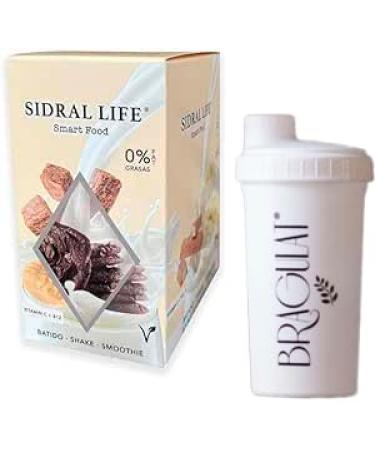 SIDRAL LIFE SIDRAL LIFE - Dulce Mix + Shaker 600 ml - Sweetened drinks and 4 coffee varieties - Instant powdered milk drinks - Sugar-free flavors with vitamins C and B12-B16