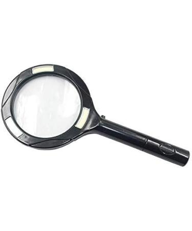 Plastic Handle Magnifier Easy to Read Small Fonts for Mother and Father High Magnification Magnifier Handheld Magnifier LED Lights Made in China - Buy Online on GoSupps.com