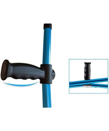 Forearm Crutch Elbow Crutches Foldable Ultralight Aluminum Assistance Double Adjustable with Comfy Handle Adjustable with Comfy Handle Folding Metal 1pcs (Color : 2pcs) (1pcs) Innovate - Buy Online on GoSupps.com