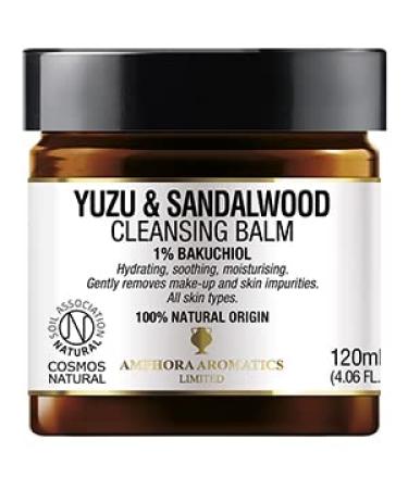 Amphora Aromatics Yuzu & Sandalwood Cleansing Balm 120ml With Bakuchiol Cosmos Natural