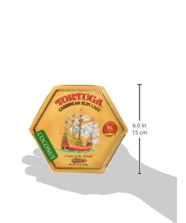 TORTUGA Coconut Rum Cake - Authentic Caribbean Delight - 16 Oz | Buy Online - Buy Online on GoSupps.com