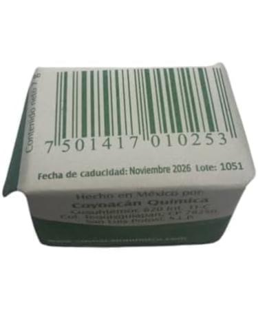 LENICO Magnesium Carbonate Cubes | Pack of 3 x 7 g Each | Natural Dietary Supplement Gluten-Free Vegan Food Grade Made in Mexico - Buy Online on GoSupps.com