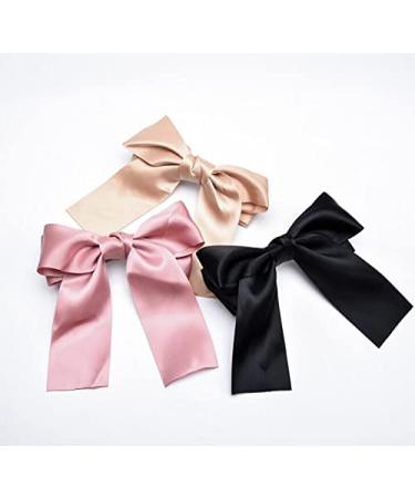Ericotry 3X Large Satin Hair Loop Clips - Soft & Silky Hair Accessories for Women & Girls (Random Colors) - Buy Online on GoSupps.com