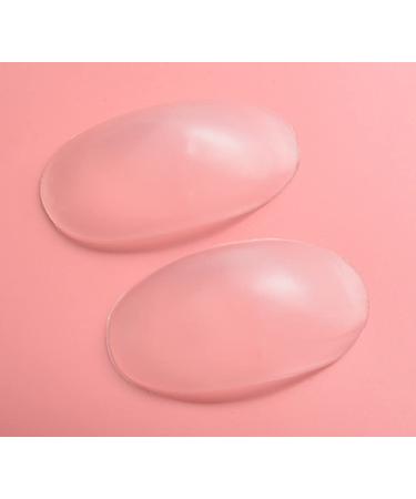 QUUPY 2 Pairs Silicone Shoulder Pads - Reusable Anti-Slip Push-Up Enhancer for Women's Clothing - Transparent & Nude Color - Buy Online on GoSupps.com