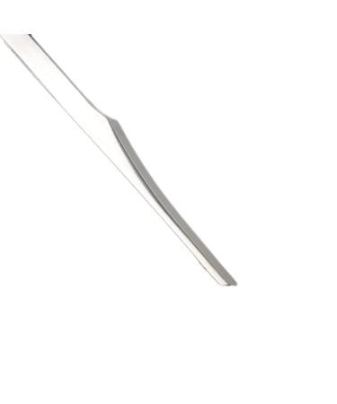 Feet Scraper Knife Manicure Pedicure Pedicure Tool Scraper Manicure Kit Scraper Cleaner Stainless Steel Foot Care Callus Exfoliating (Silver)