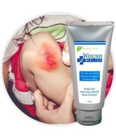 Nature's Rite Wound Relief Healing Ointment - Silver Colloid & Aloe Vera Formula for Fast Healing - Buy Online on GoSupps.com